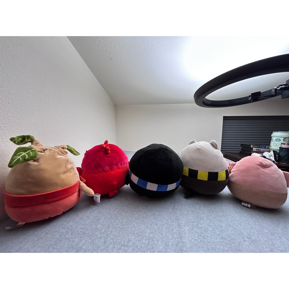 Squishmallows Harry Potter Plush Set Dobby Fawkes Mandrake Ravenclaw Hufflepuff